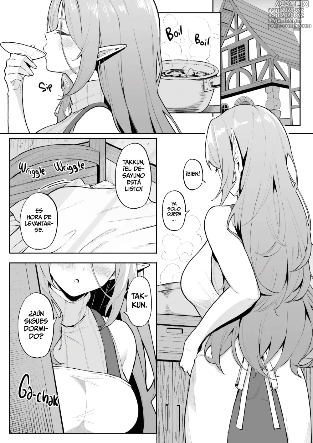 Page 2 of doujinshi Acogido Por Una Elfa Sobreprotectora
