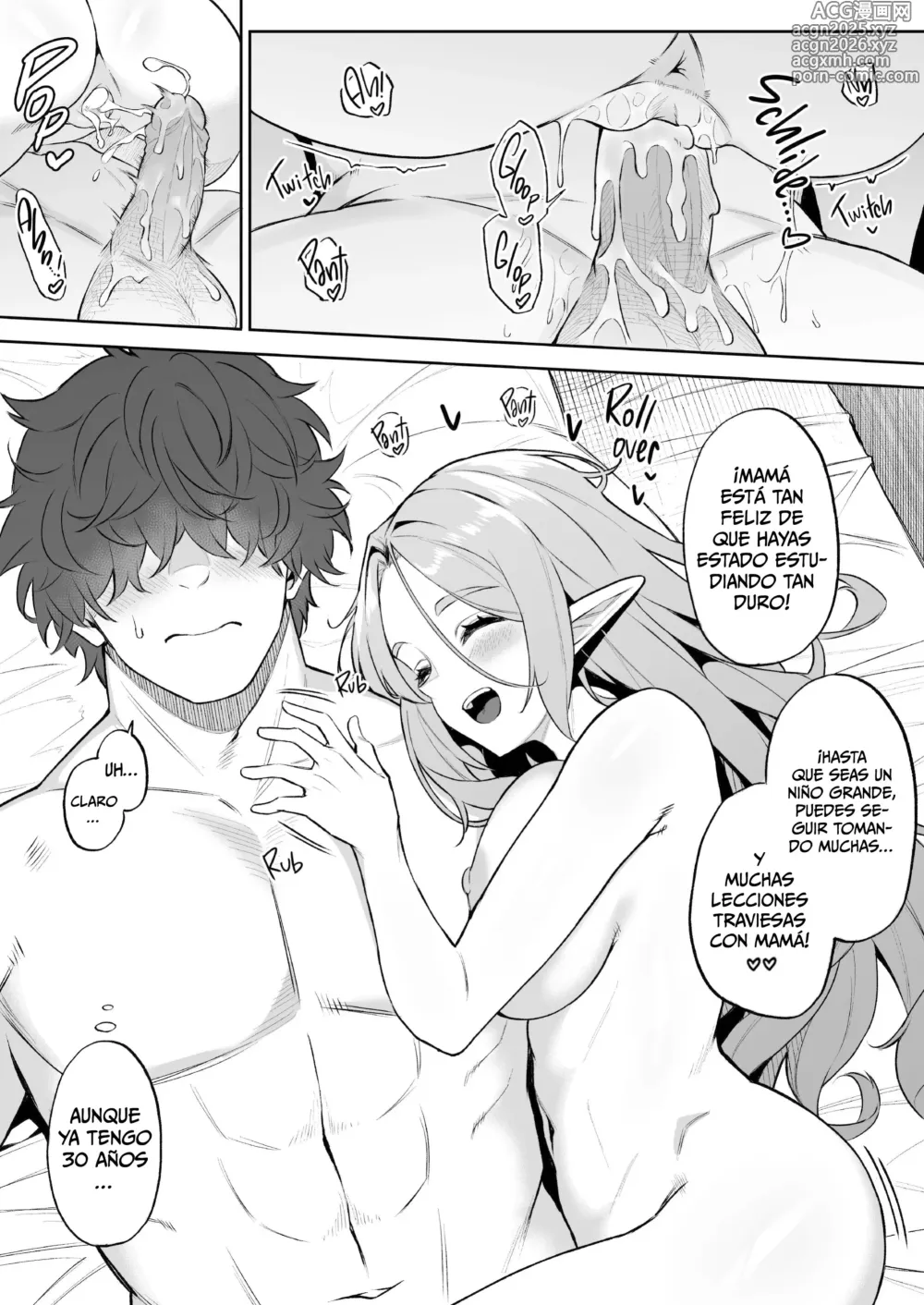 Page 40 of doujinshi Acogido Por Una Elfa Sobreprotectora