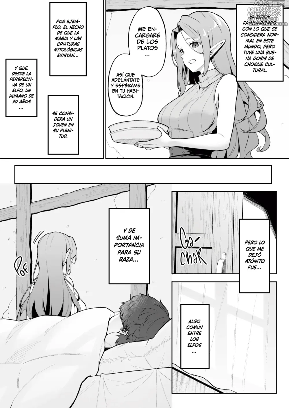 Page 6 of doujinshi Acogido Por Una Elfa Sobreprotectora