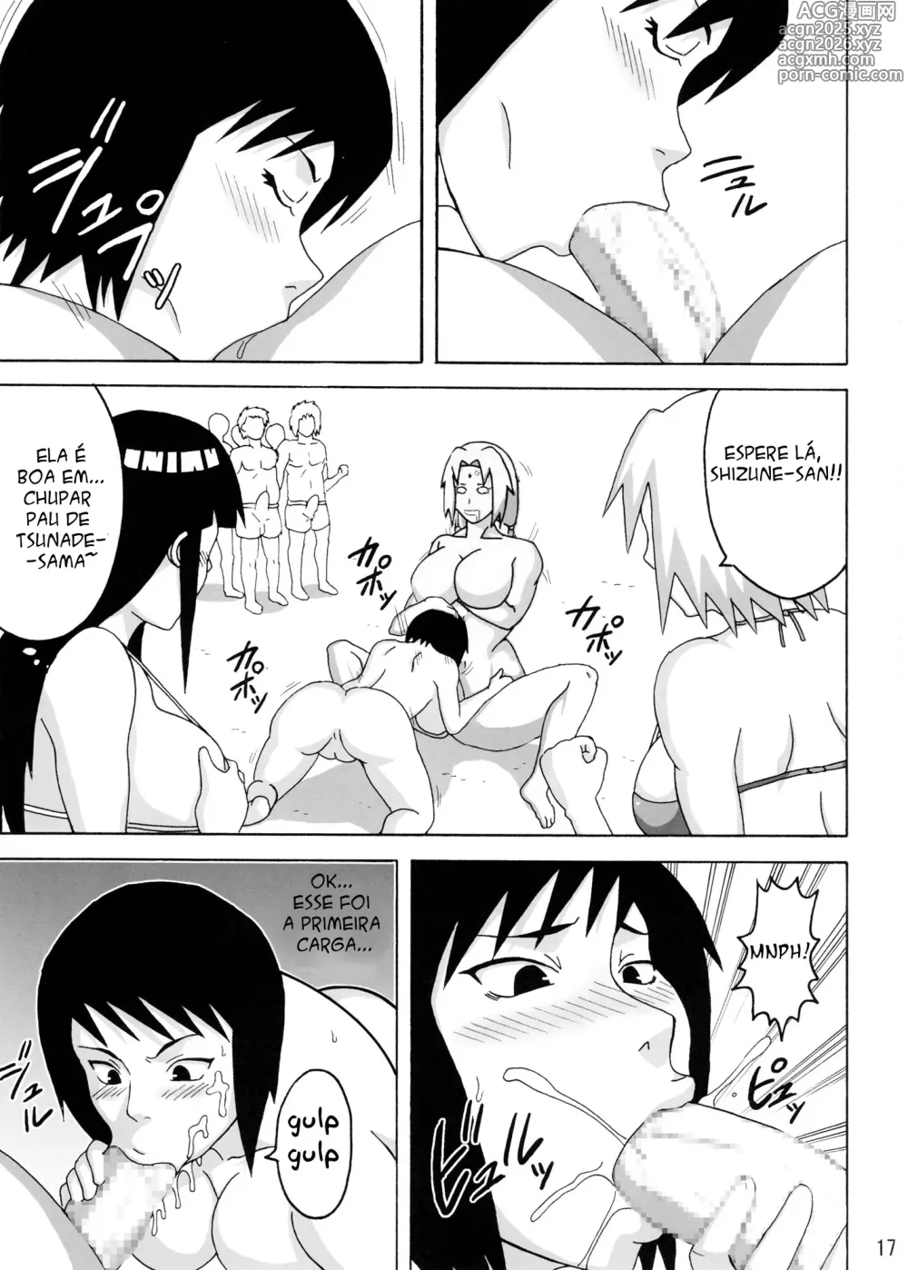Page 6 of doujinshi Konoha Girls In The Beach Portugues reescrito