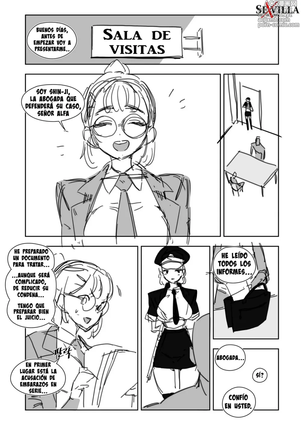 Page 12 of manga JUICIO A REY ALFA
