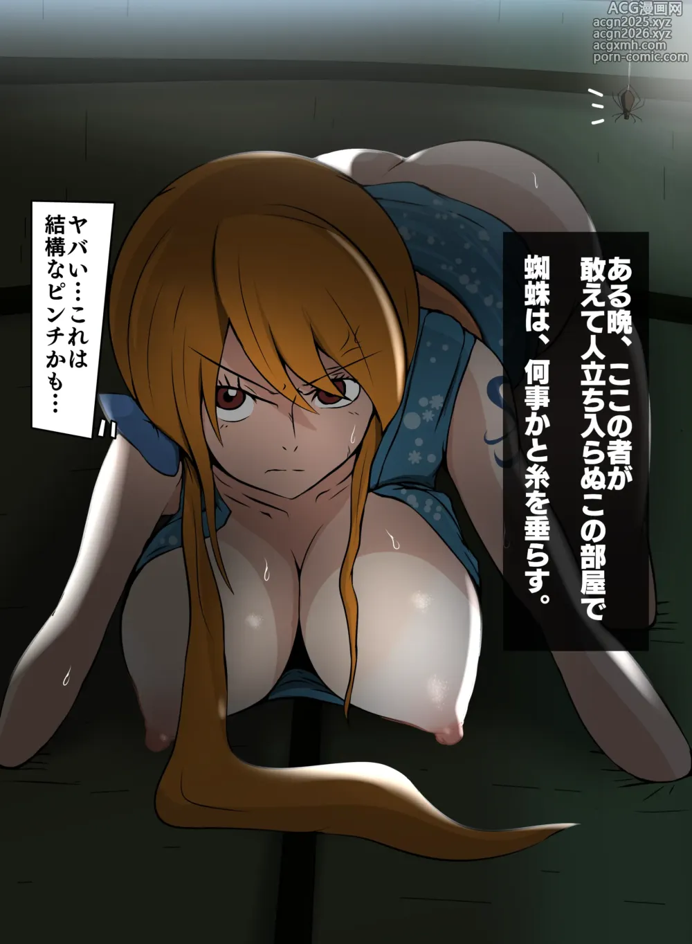 Page 1 of doujinshi 蜘蛛と罠にかかったナミ