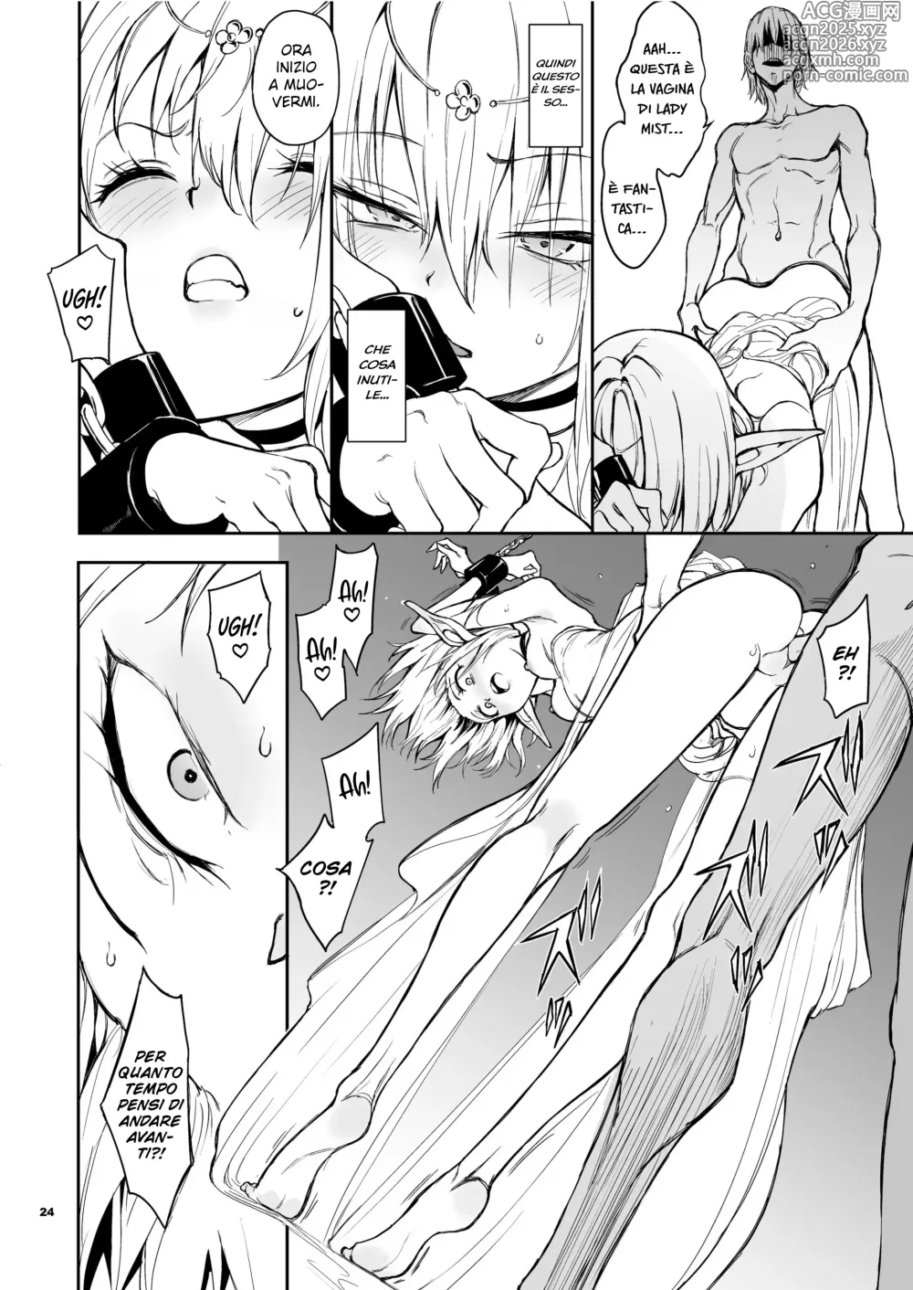 Page 21 of doujinshi Elf Education. Cap 1.