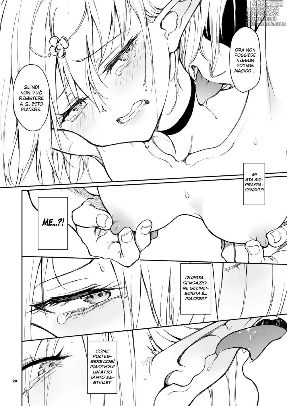 Page 25 of doujinshi Elf Education. Cap 1.