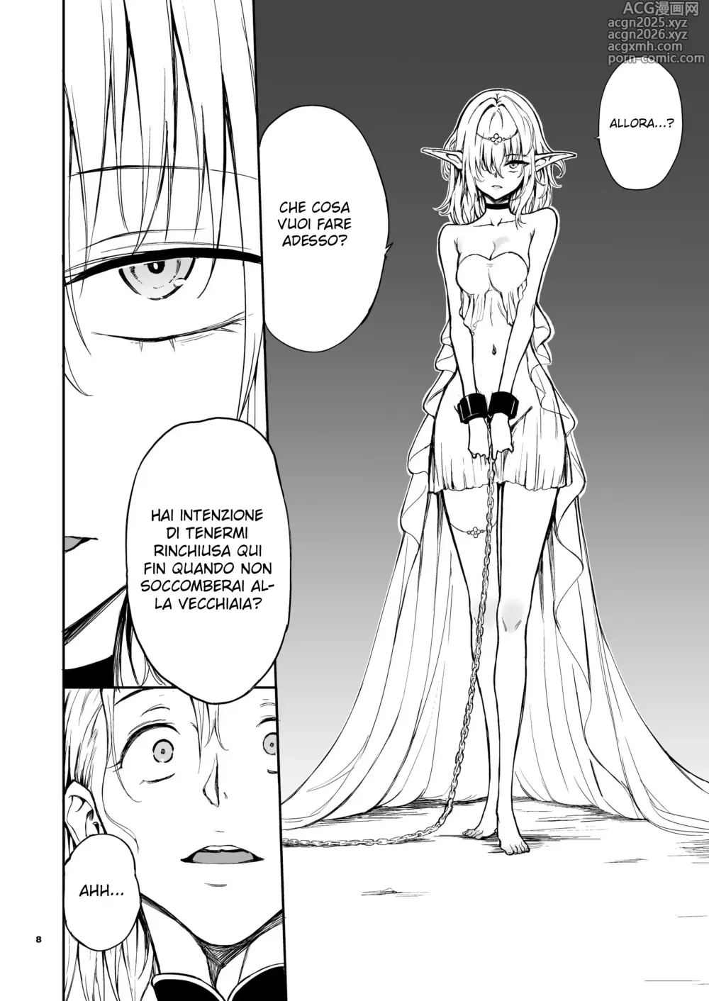 Page 6 of doujinshi Elf Education. Cap 1.