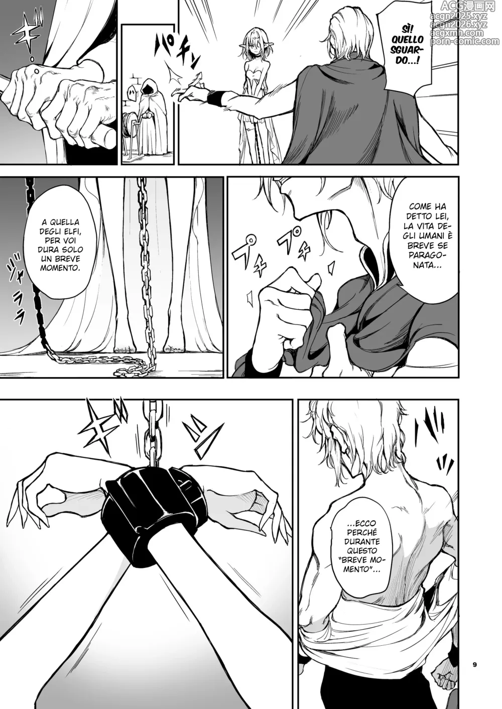 Page 7 of doujinshi Elf Education. Cap 1.