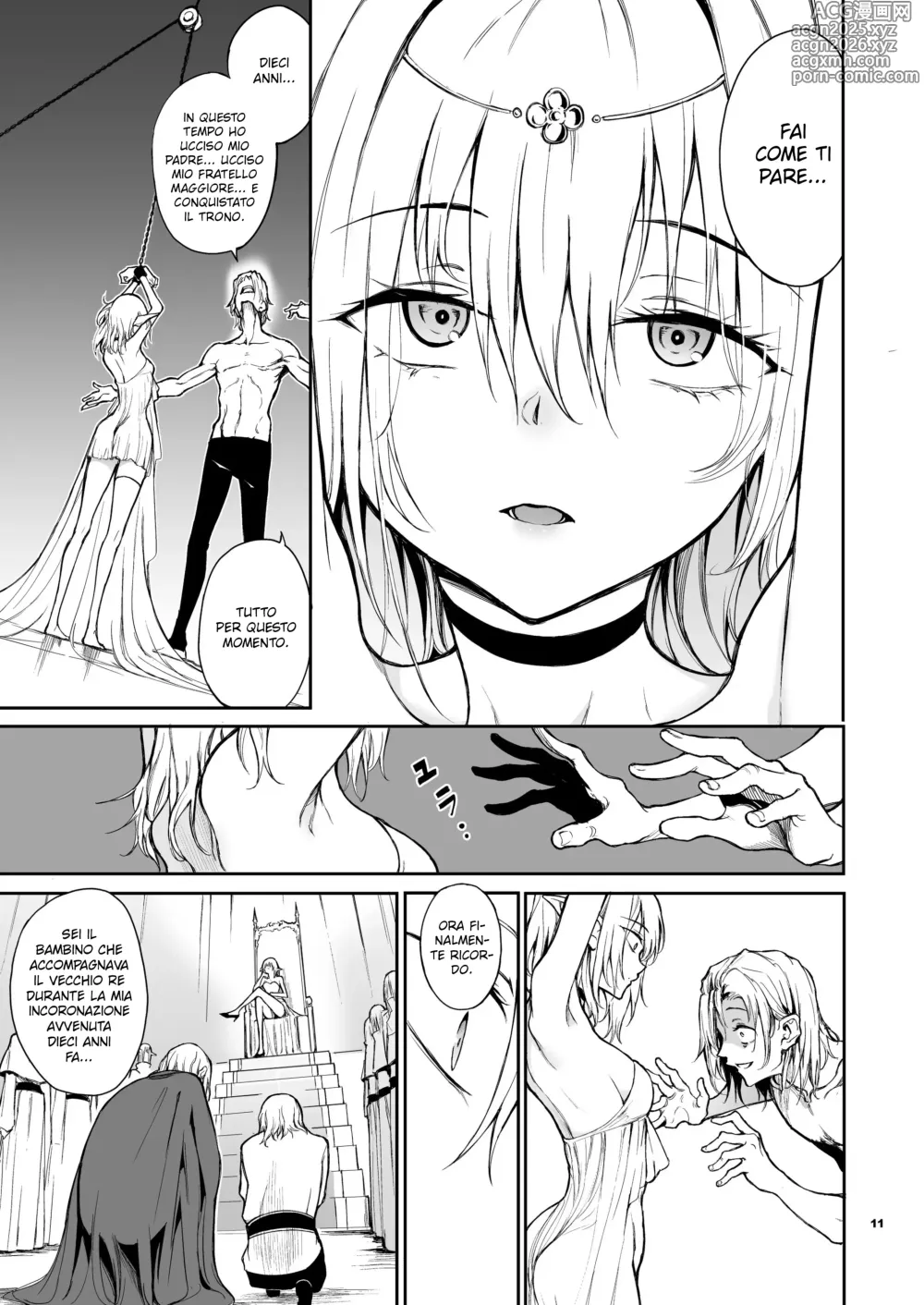 Page 9 of doujinshi Elf Education. Cap 1.