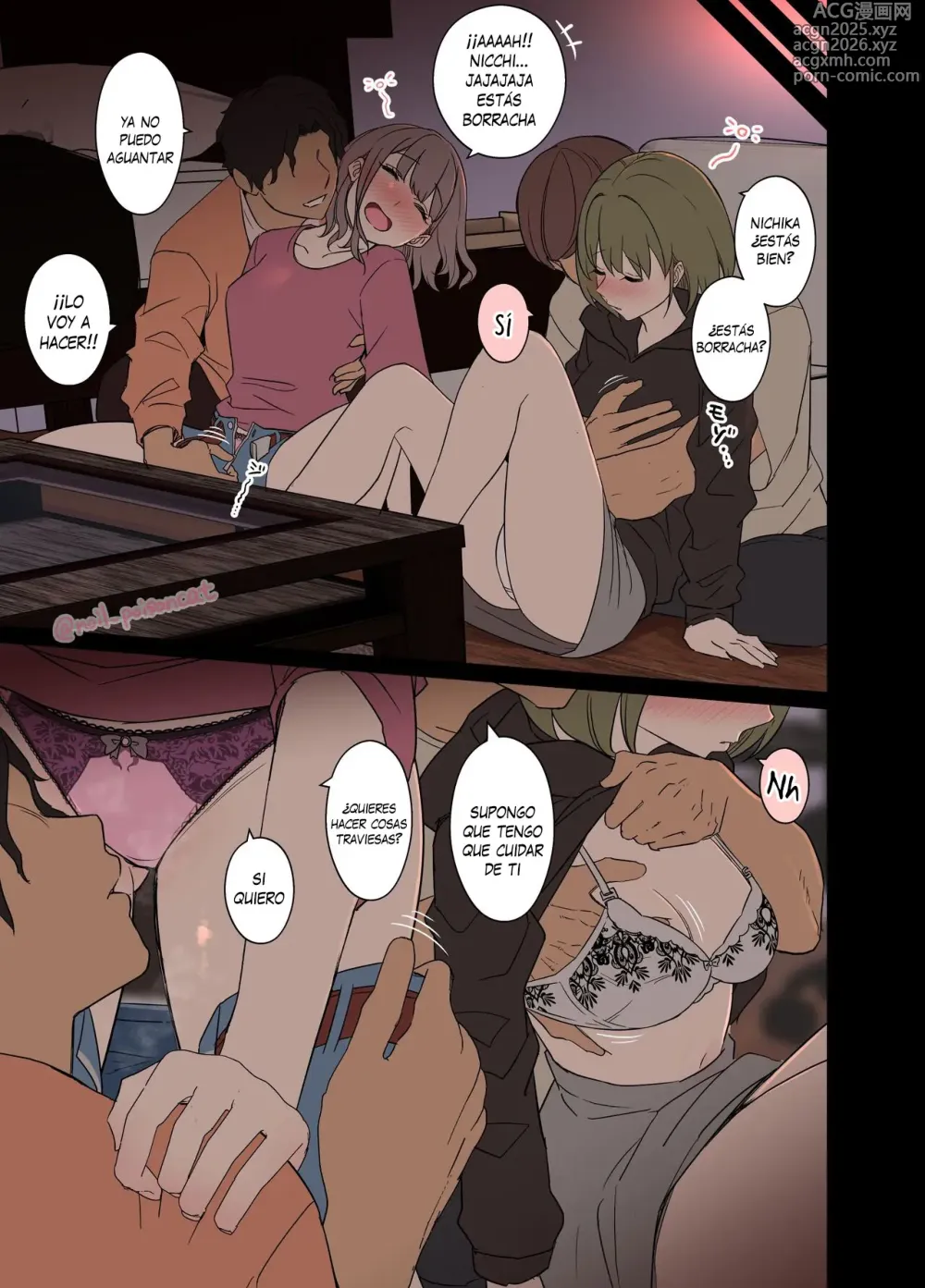 Page 4 of doujinshi Una historia sobre hacerle cosas malas a Nichika Nanakusa completamente ebria