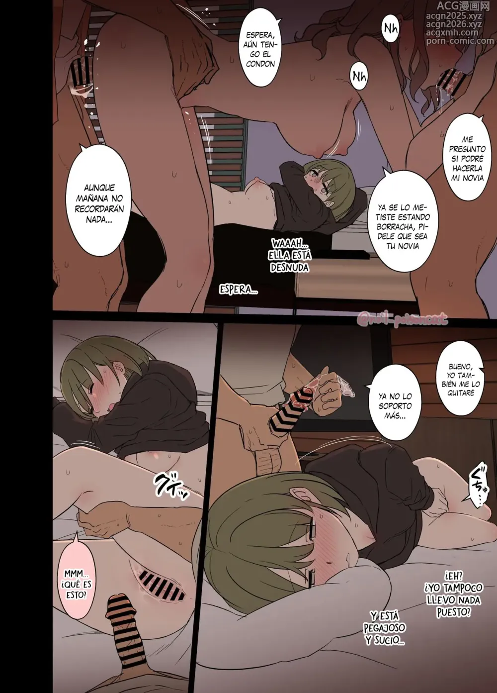Page 9 of doujinshi Una historia sobre hacerle cosas malas a Nichika Nanakusa completamente ebria