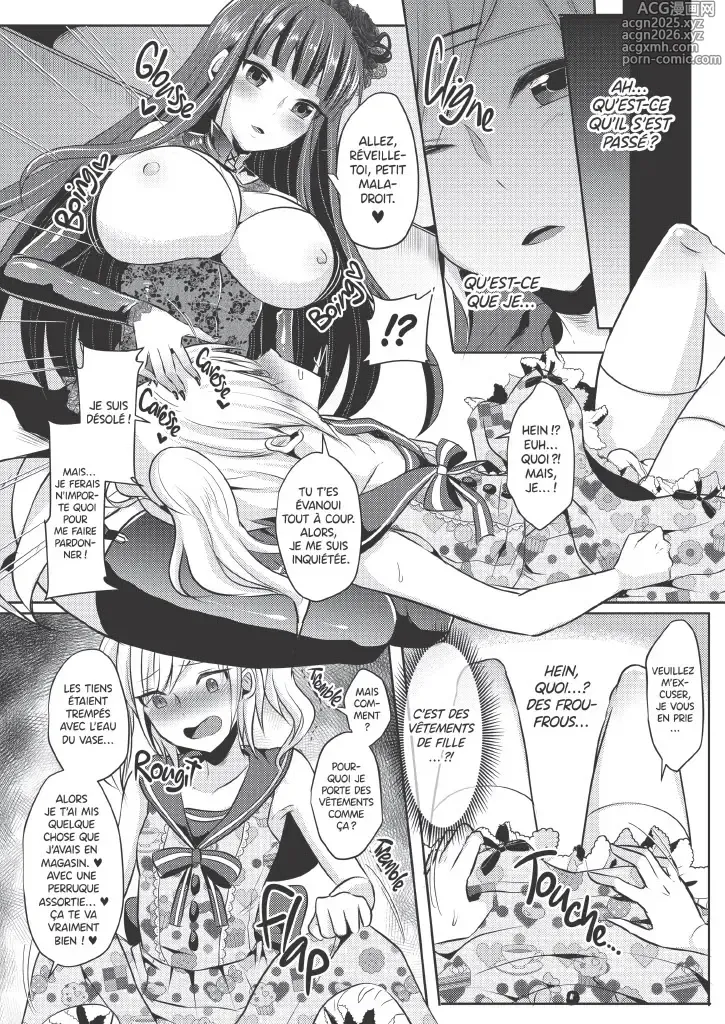 Page 8 of doujinshi Coup de Foudre pour une Gothique FUTANARI Chap1