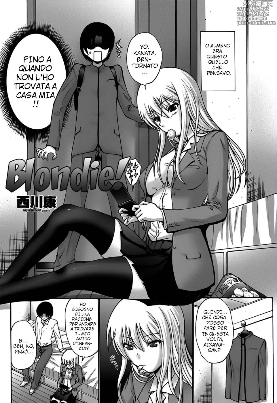 Page 2 of manga Blondie!