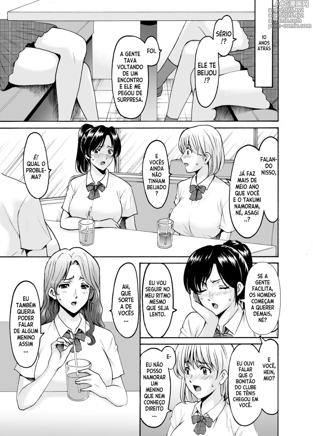 Page 3 of doujinshi Hitozuma x 3 Yukemuri Ryoujou 2