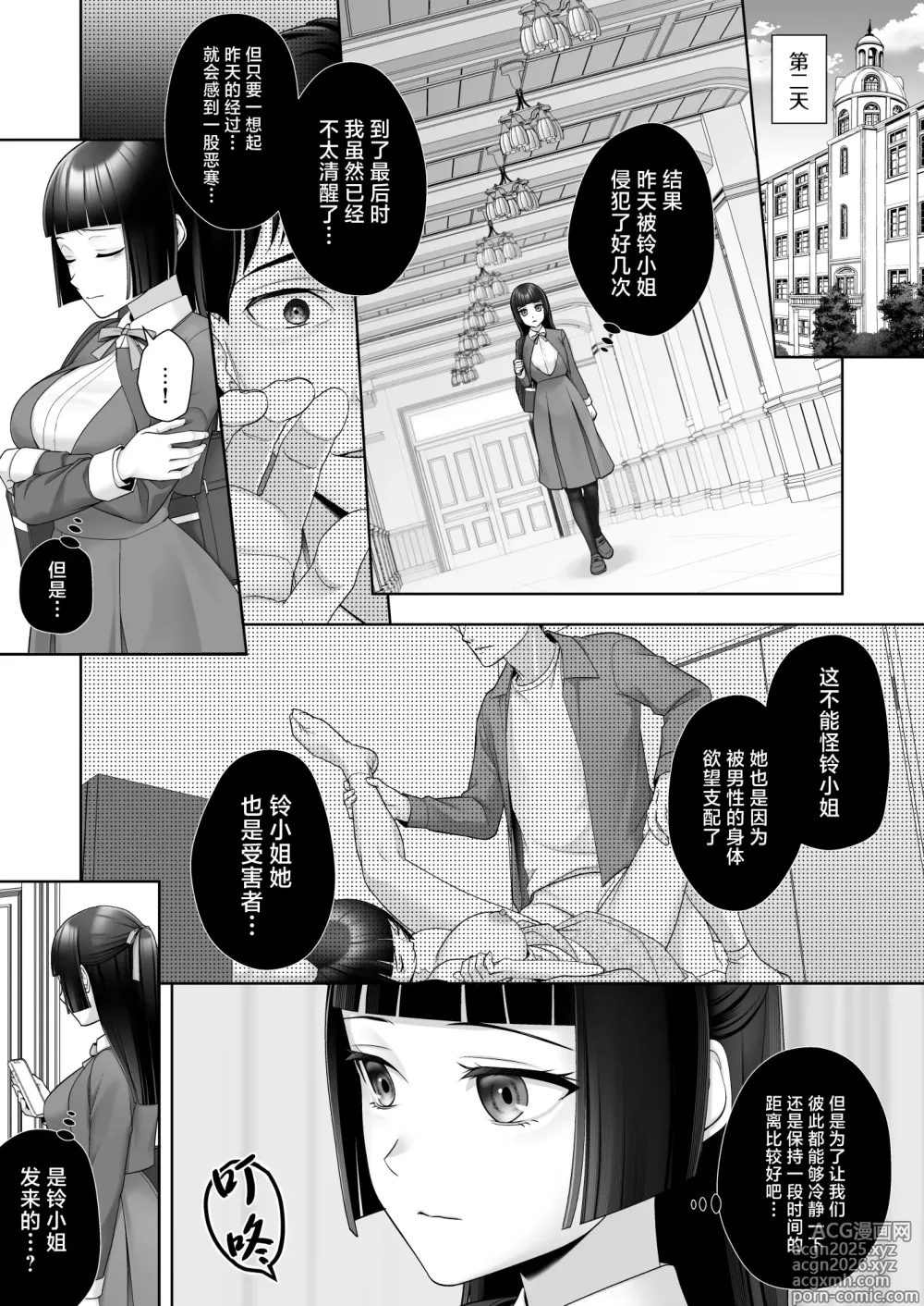 Page 26 of doujinshi Wafuu Seiso na Ano Musume ga Irekawatta Ore no Karada de Otoko no Seiyoku ni Dohamari Suru Nante...