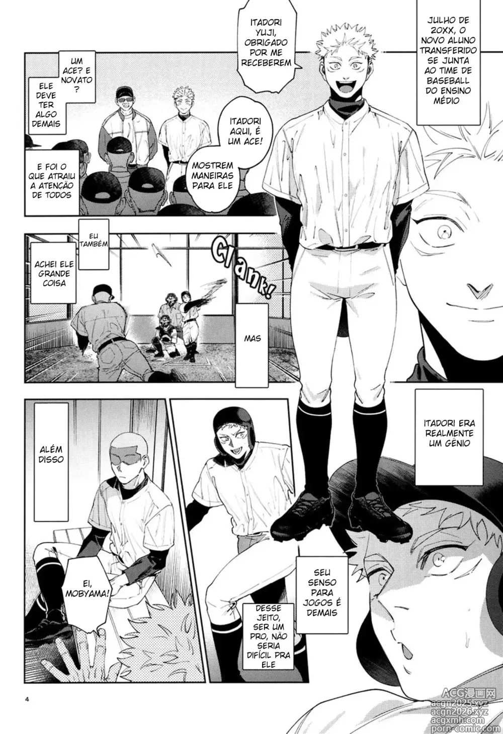 Page 3 of doujinshi Jujutsu kaisen yoai Gojo x itadori O Novato do Clube e  chega de sexo convecional portuguese