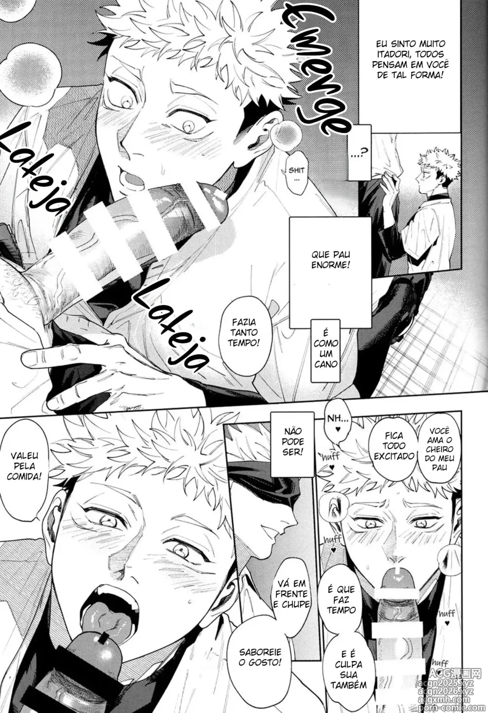 Page 7 of doujinshi Jujutsu kaisen yoai Gojo x itadori O Novato do Clube e  chega de sexo convecional portuguese