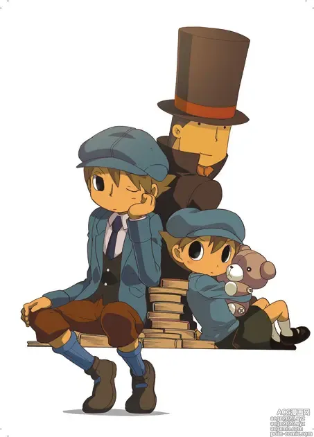 Page 14 of doujinshi Professor Layton set