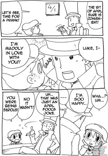 Page 25 of doujinshi Professor Layton set