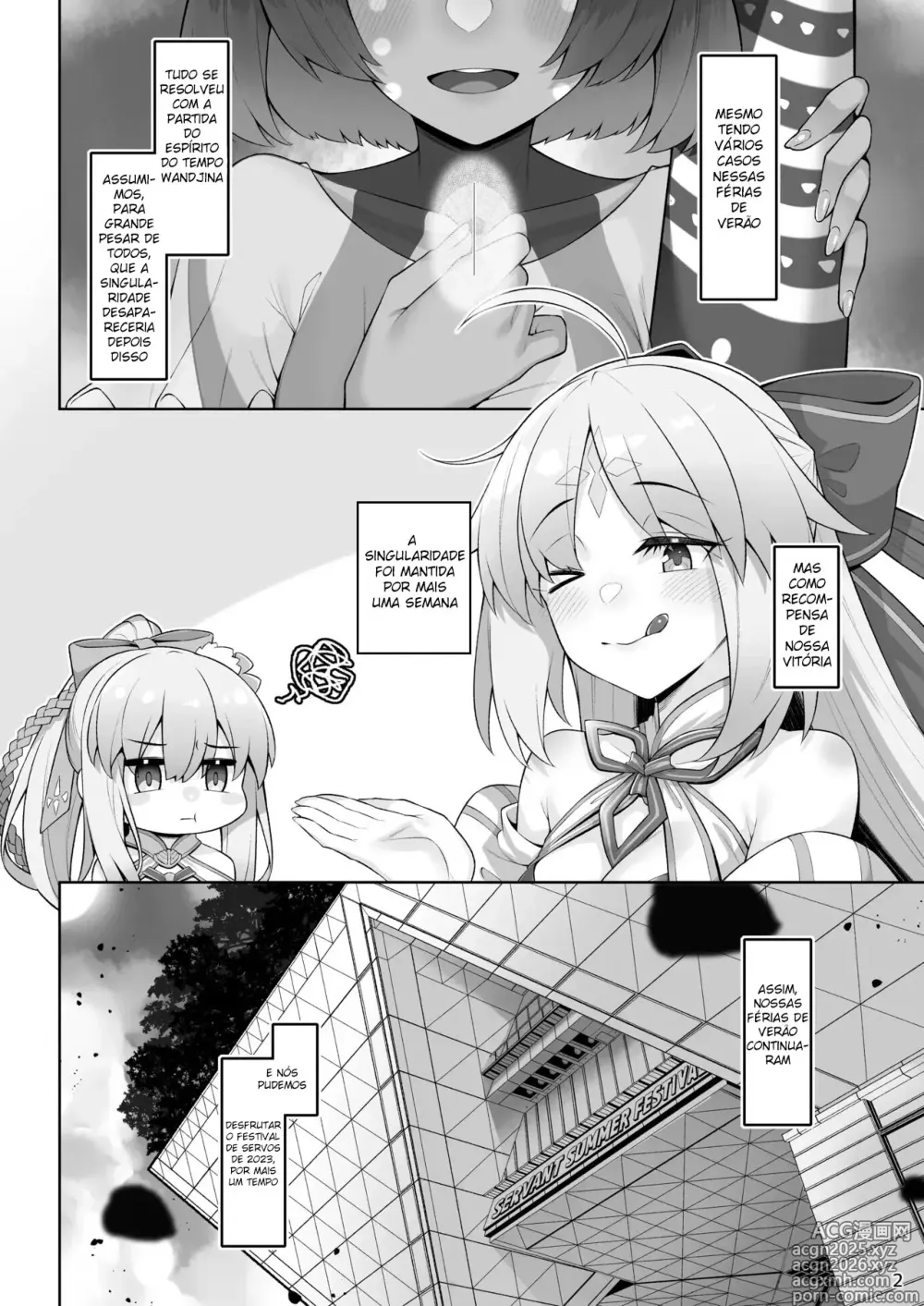 Page 2 of doujinshi Mizugi Melusine to Iroiro Ecchi Hon
