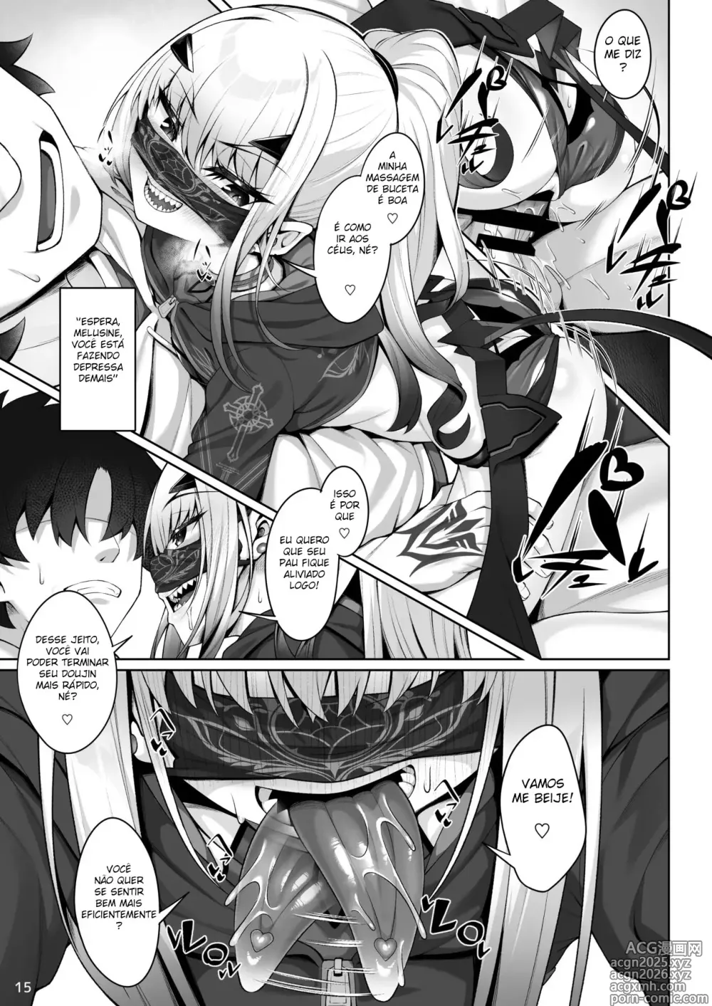 Page 15 of doujinshi Mizugi Melusine to Iroiro Ecchi Hon