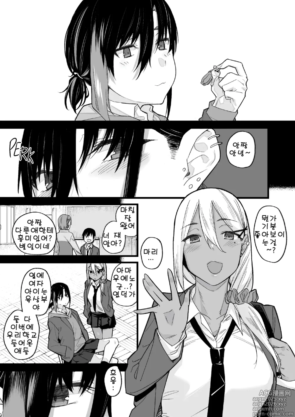 Page 9 of doujinshi 우리집이 같은 반 불량녀에게 점거 당하게 된 것에 대해 (decensored)