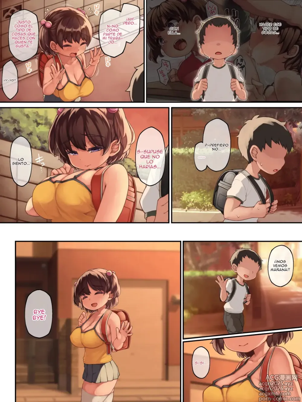Page 19 of doujinshi La Historia de cómo mi Querida Amiga de la Infancia se Convirtió en Basurero Público