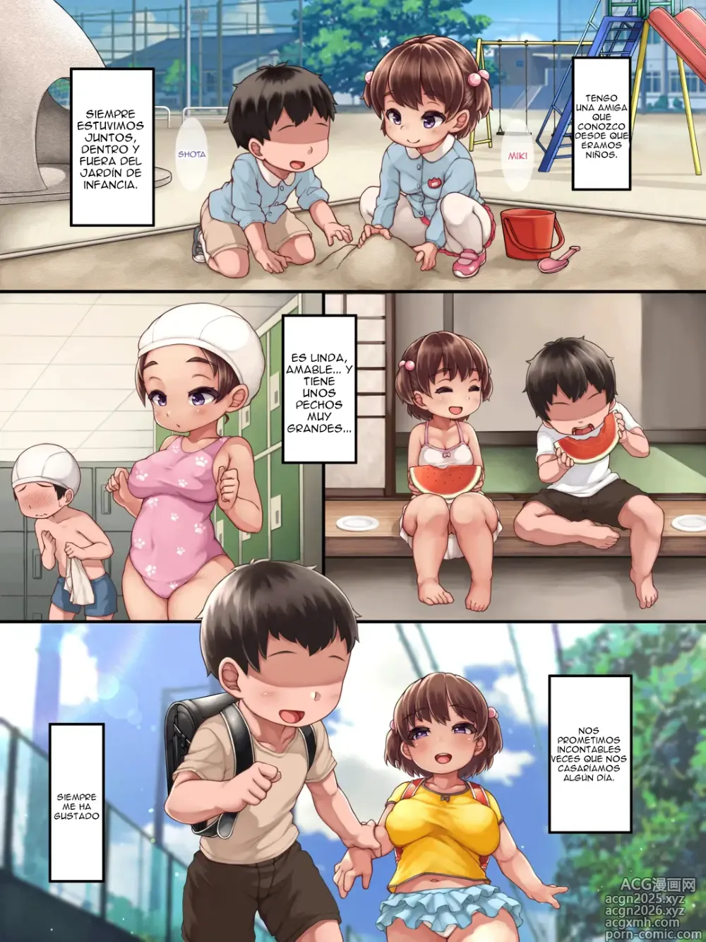 Page 3 of doujinshi La Historia de cómo mi Querida Amiga de la Infancia se Convirtió en Basurero Público
