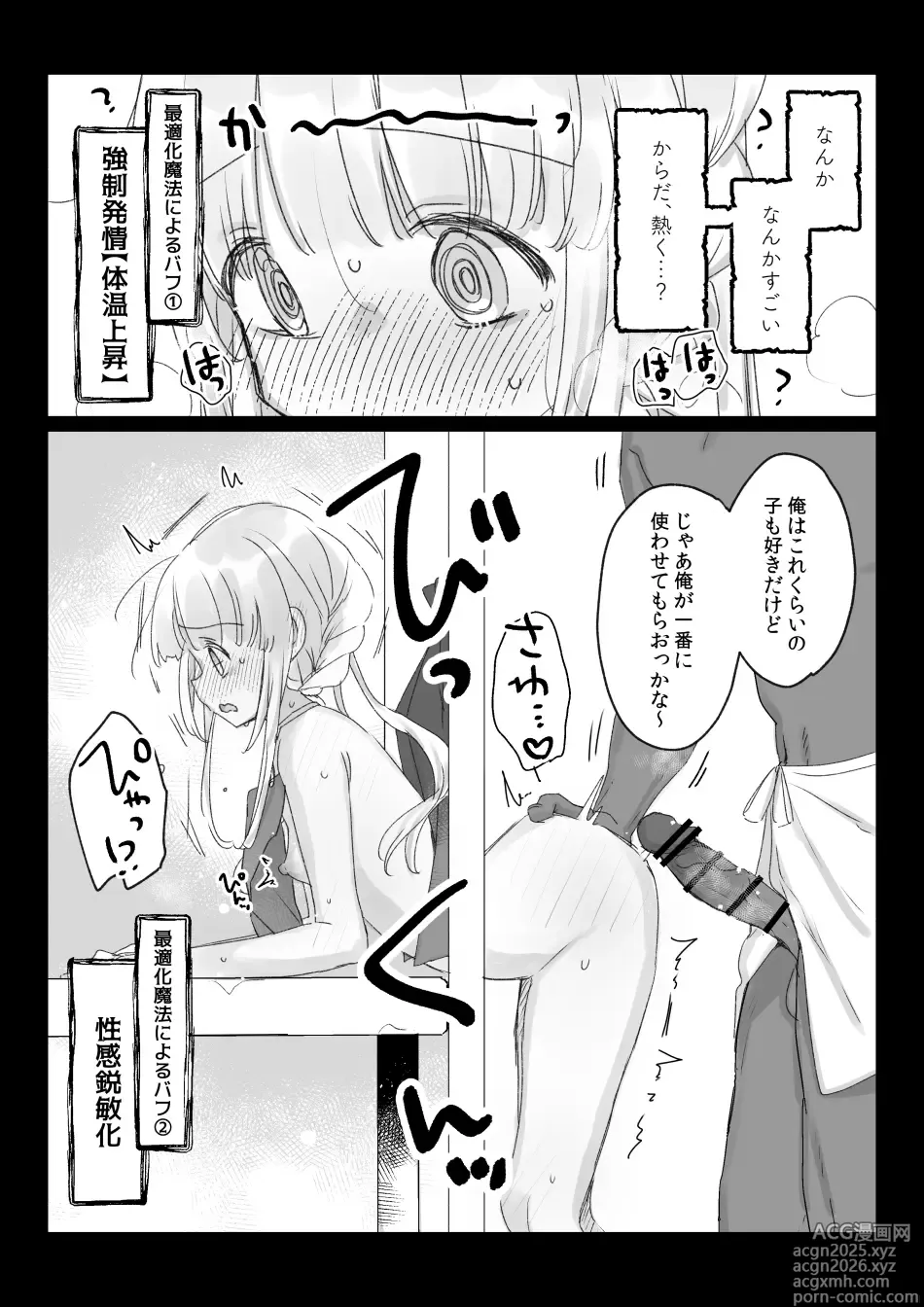 Page 5 of doujinshi Beit-saki no Kabejiri-ya de Jibun ni Saitekika Mahou kakete Shimetsu suru Teikyuu Shiroma-chan no Hanashi