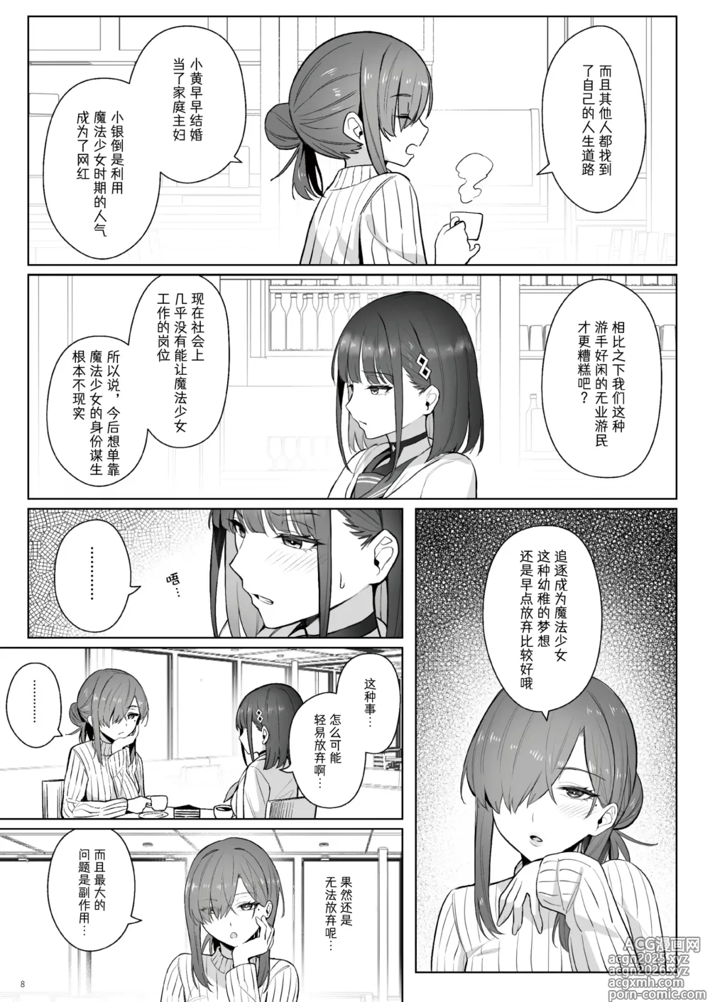 Page 7 of doujinshi 前魔法少女的工作故事 青 前日谈