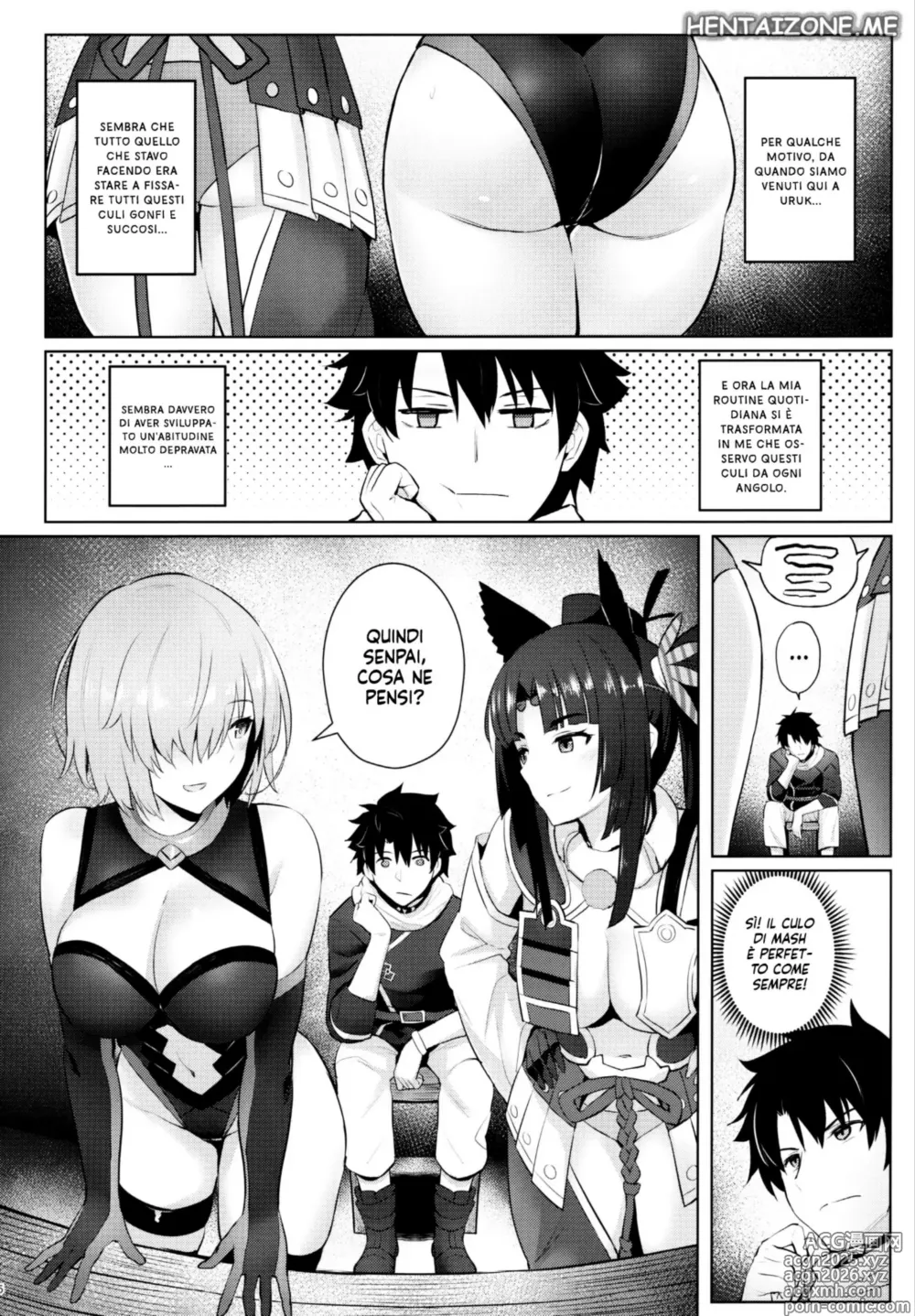Page 3 of doujinshi I Miei Sogni Bagnati sul Culo Rotondo di Mash
