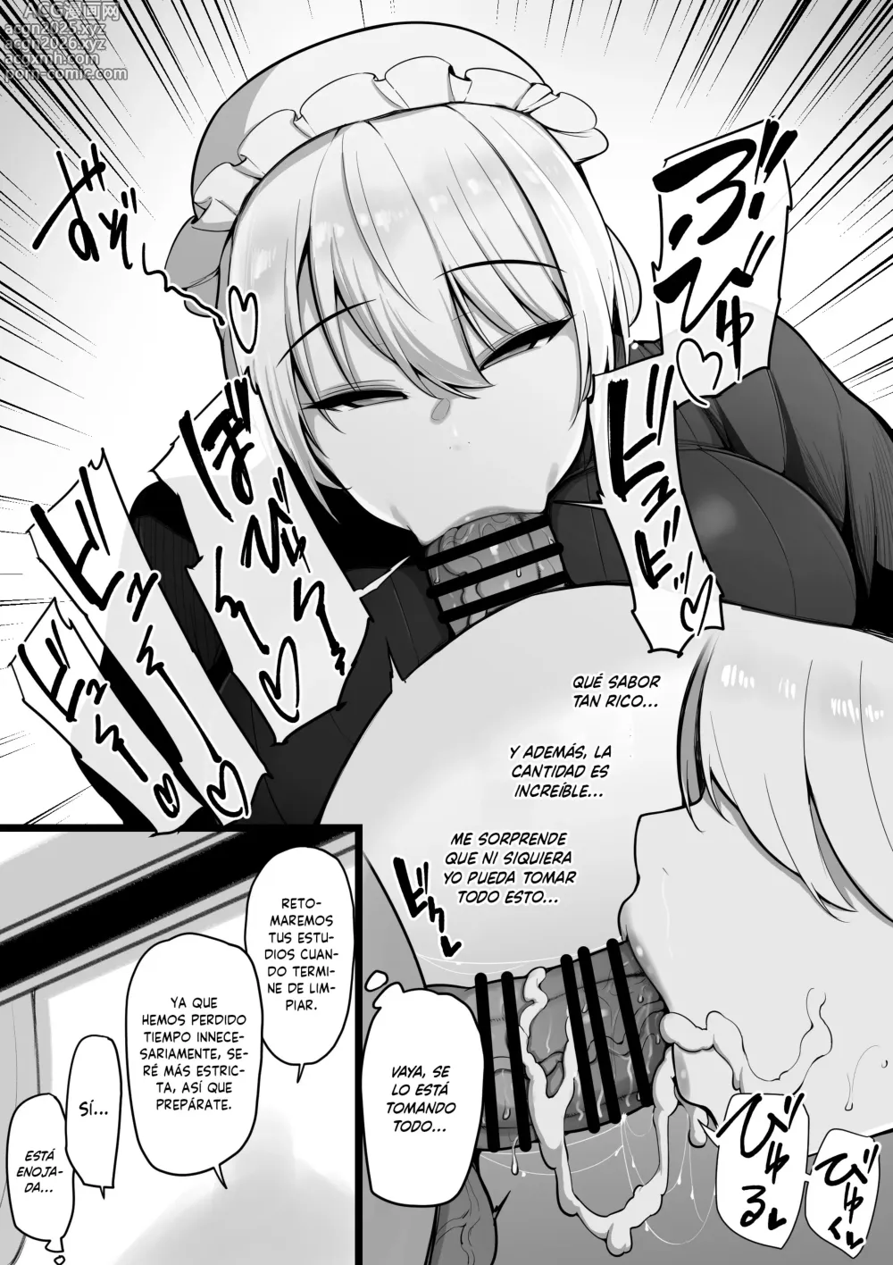 Page 11 of doujinshi ¡No Hay Manera de que Alguien Como yo Caiga Ante un Joven Amo Fracasado Cuyo Único Mérito es Tener un Pene Impresionante!