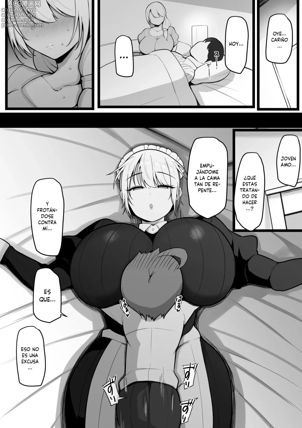 Page 15 of doujinshi ¡No Hay Manera de que Alguien Como yo Caiga Ante un Joven Amo Fracasado Cuyo Único Mérito es Tener un Pene Impresionante!