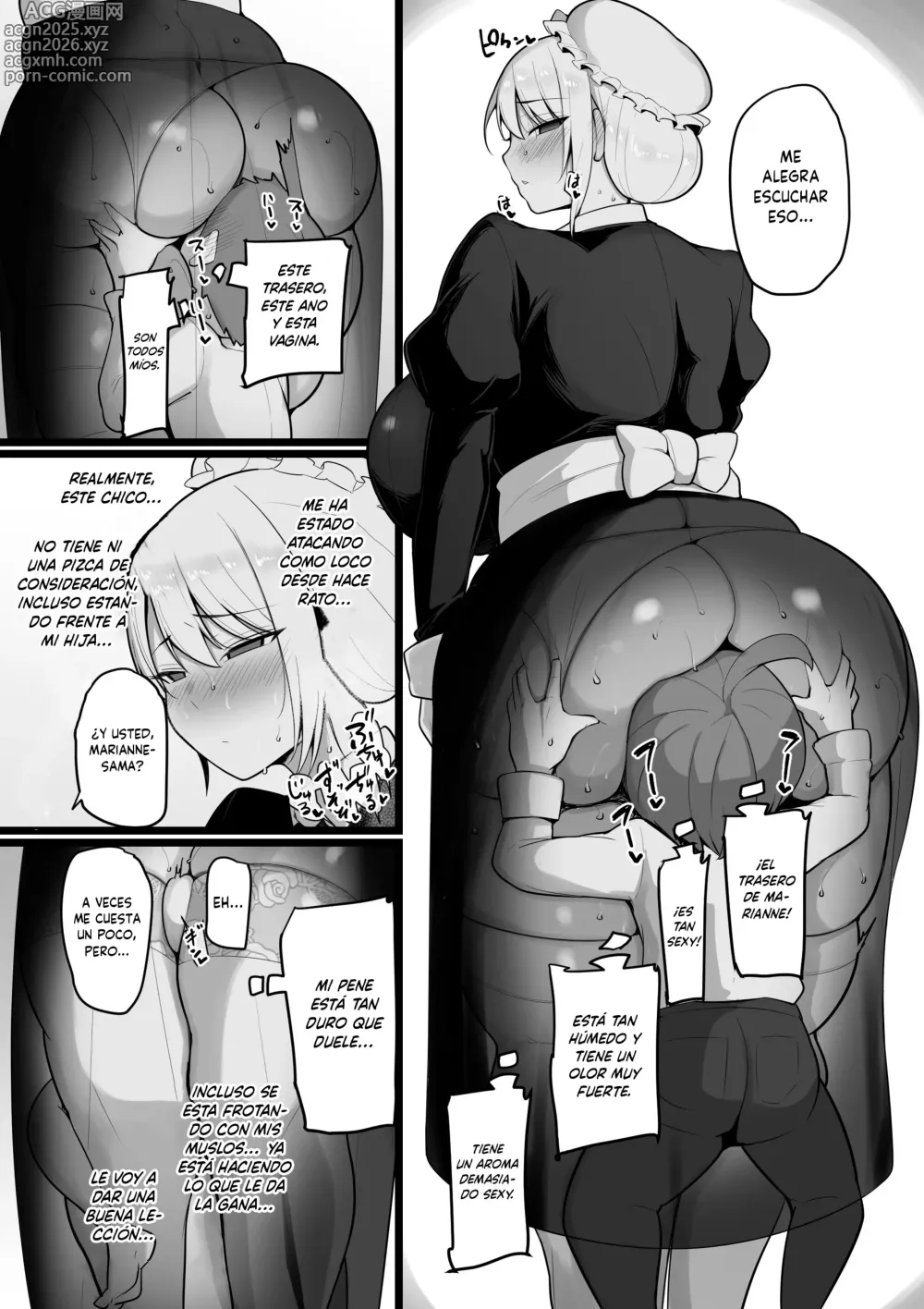Page 41 of doujinshi ¡No Hay Manera de que Alguien Como yo Caiga Ante un Joven Amo Fracasado Cuyo Único Mérito es Tener un Pene Impresionante!