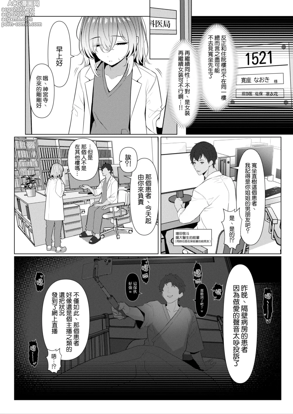 Page 3 of doujinshi 阳大医生的雌化病历 病院篇④