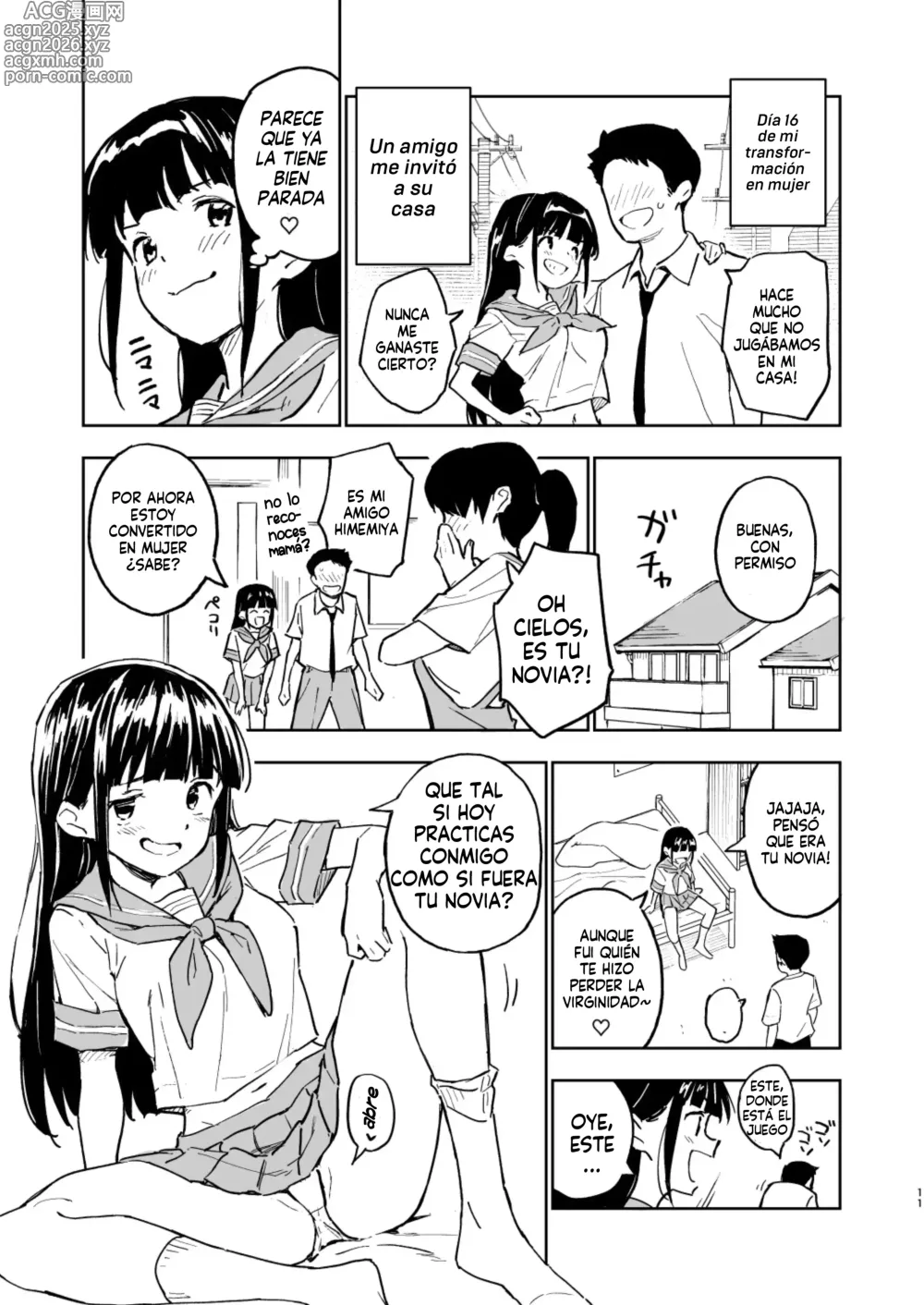 Page 11 of doujinshi Si no te embarazas en 1 mes podras volver a ser hombre Cap.3