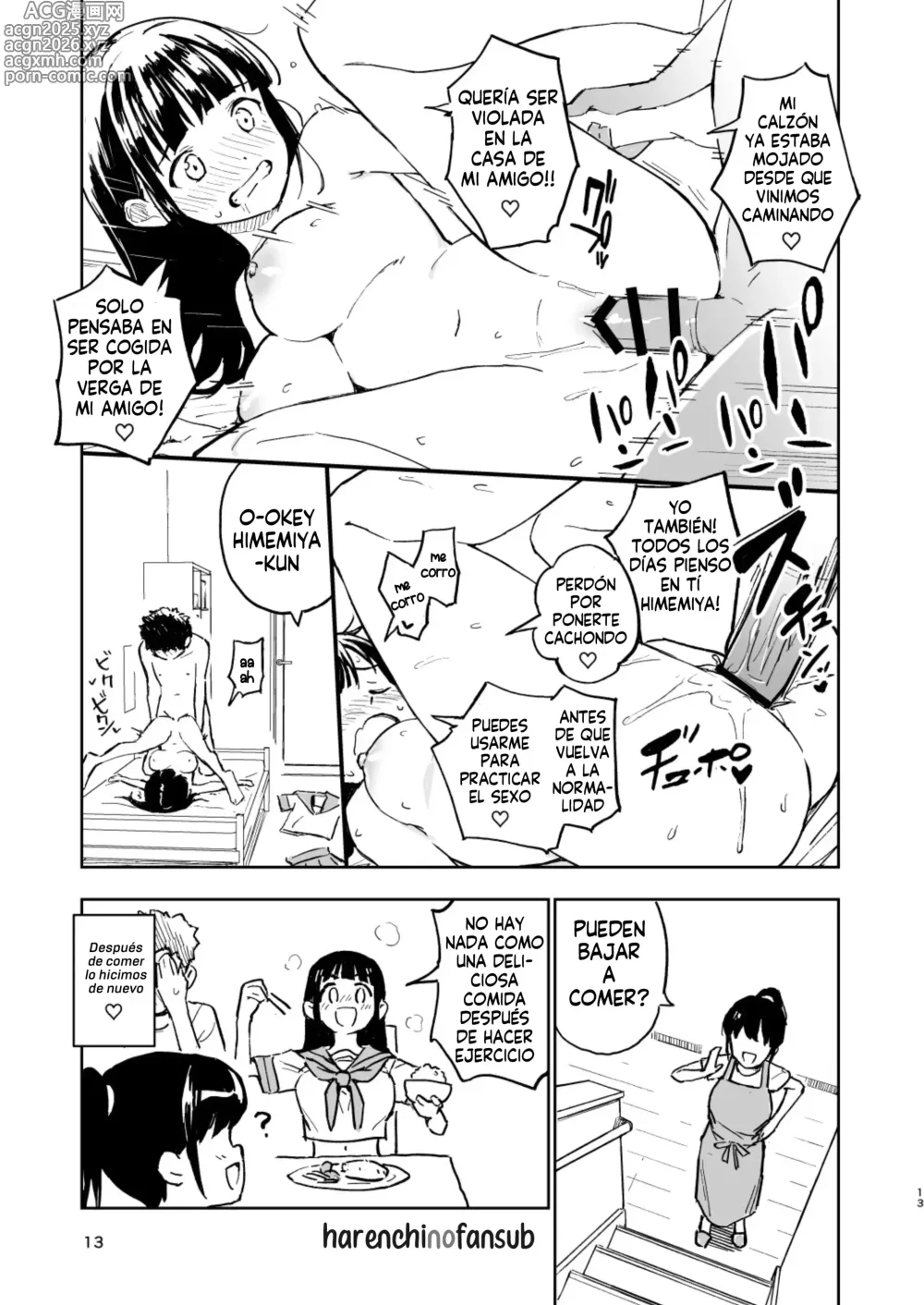 Page 13 of doujinshi Si no te embarazas en 1 mes podras volver a ser hombre Cap.3