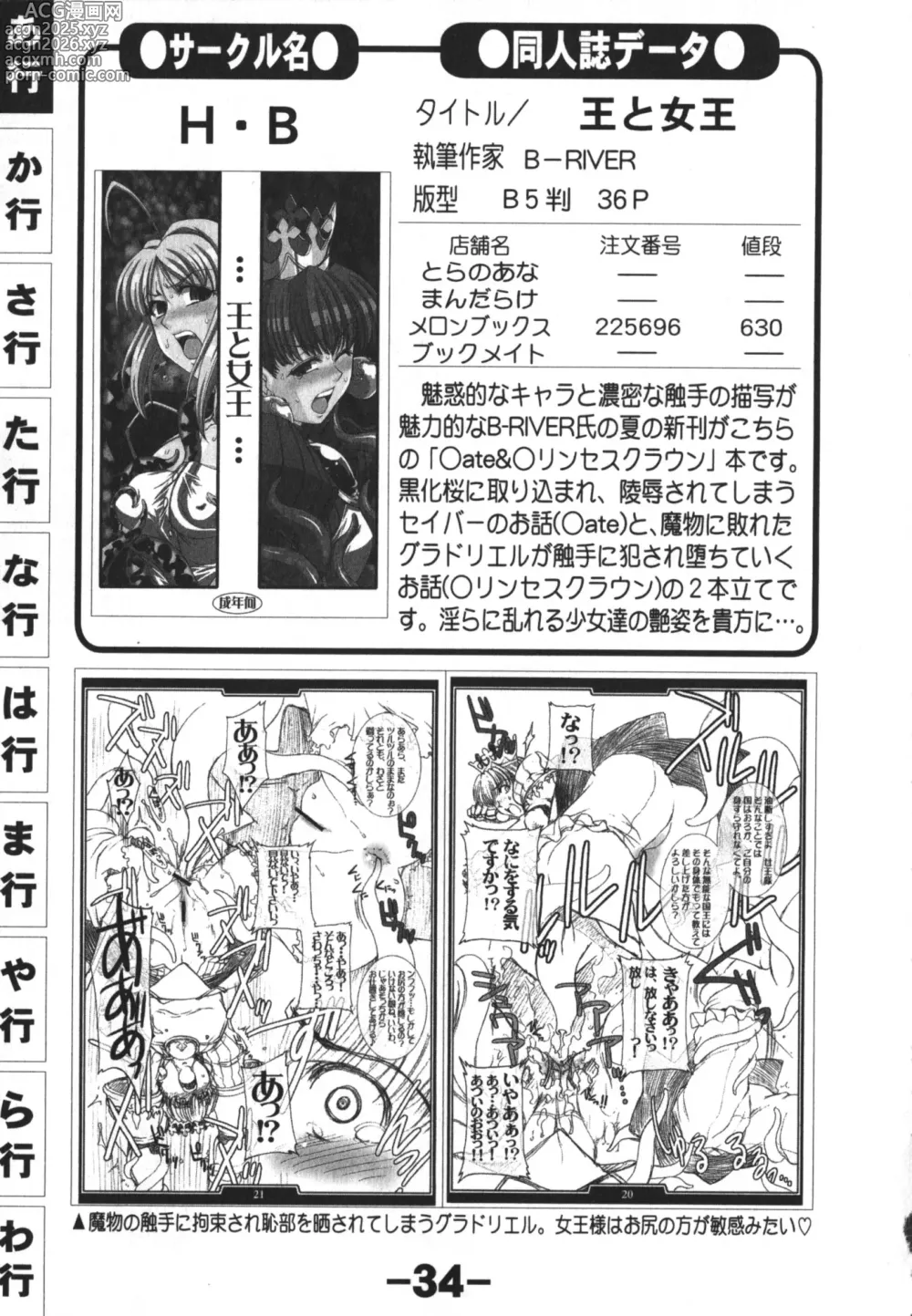 Page 34 of manga Doujintama 10