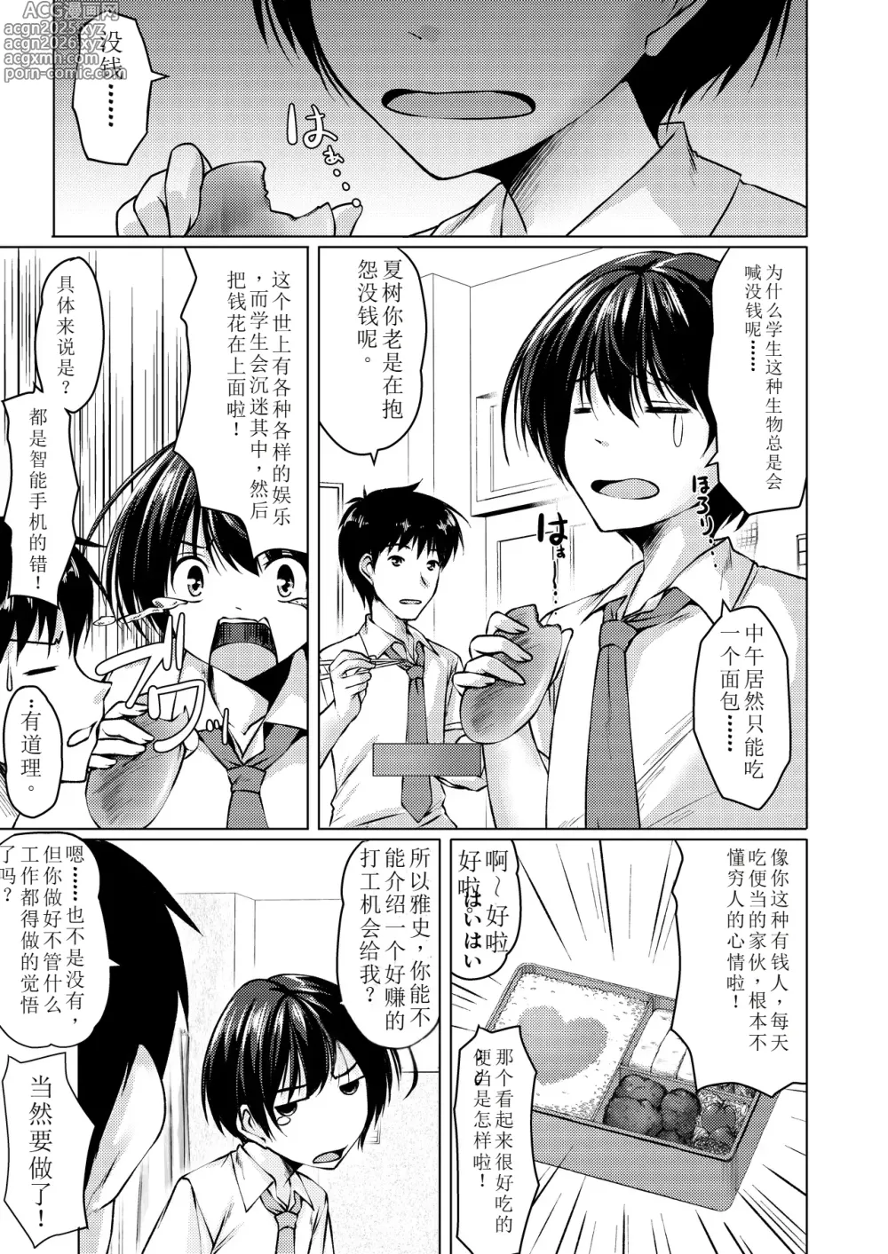 Page 5 of doujinshi Beit Shokai Shite Morattara Nazeka TS-ka Shite Enkou Shite Ita
