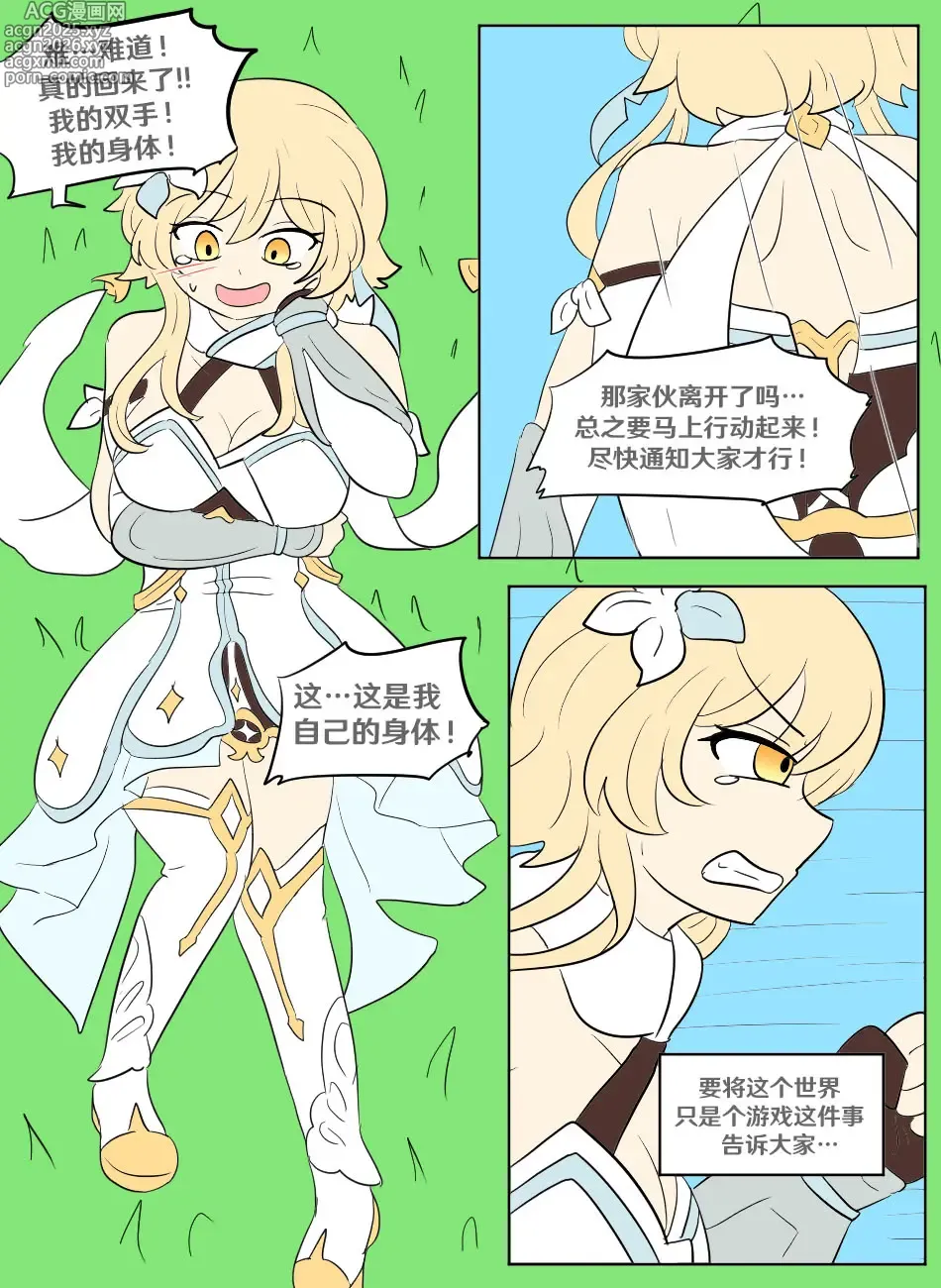 Page 2 of doujinshi Genshin TSF: Real Lumine