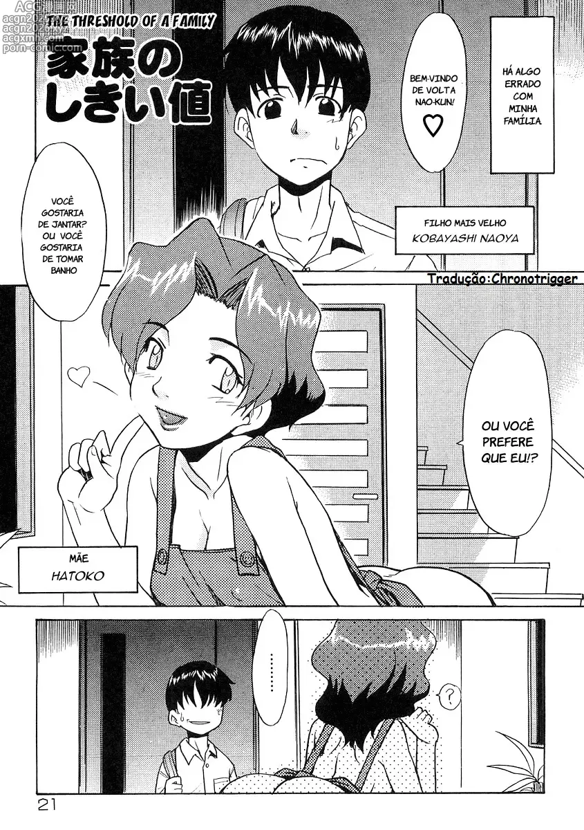 Page 1 of manga The Threshold Of A Family