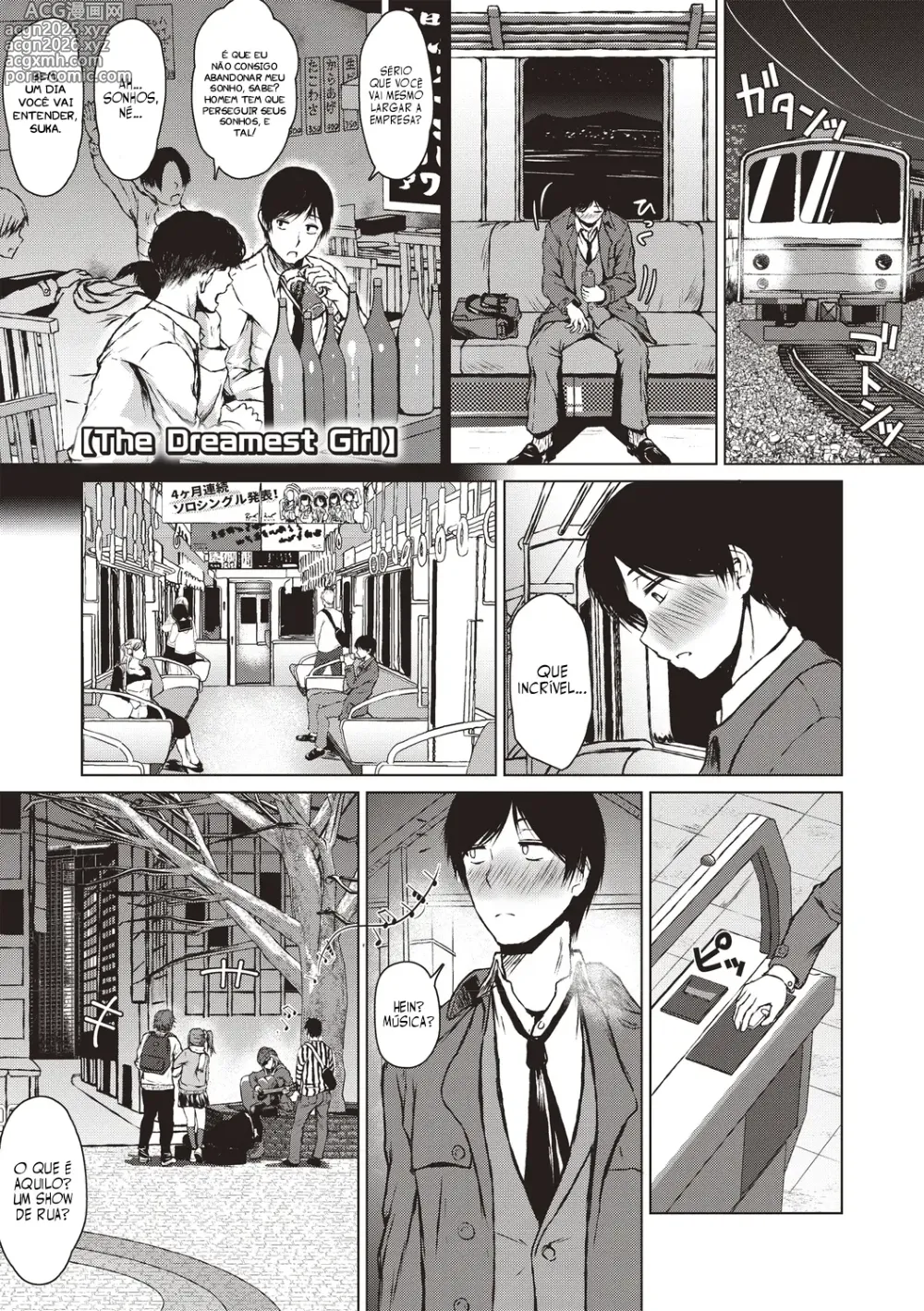 Page 1 of manga A Menina Sonhadora