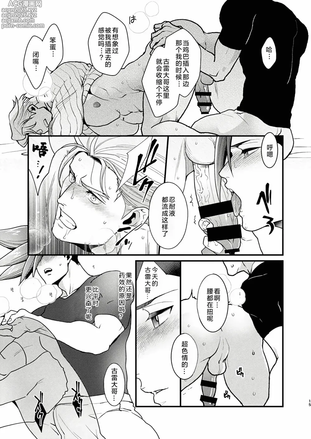 Page 14 of doujinshi 古雷加洛和加洛古雷的群交性爱本