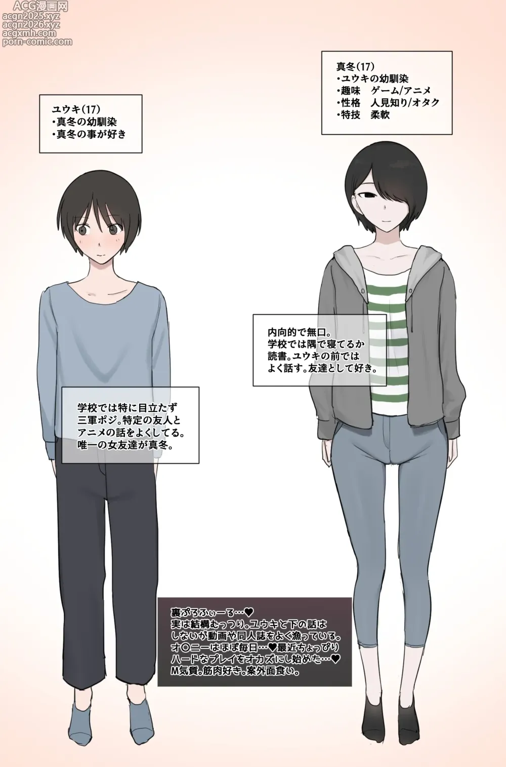 Page 1 of doujinshi BBS オリジナル漫画part1+2
