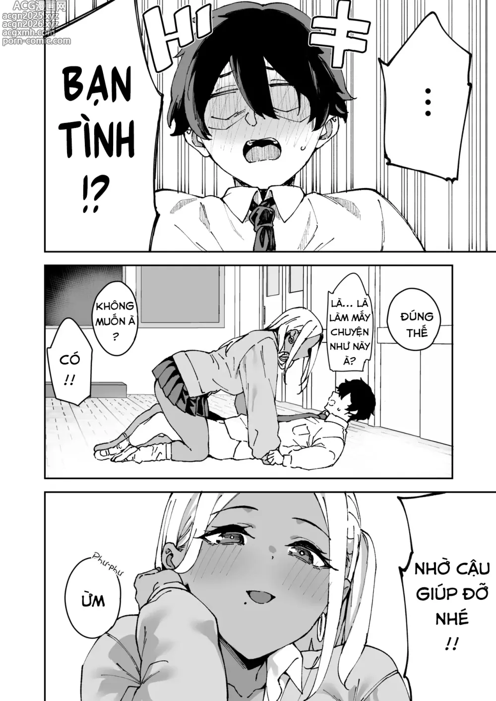 Page 21 of manga Class no Kuro Gal to SeFri ni Natta Hanashi