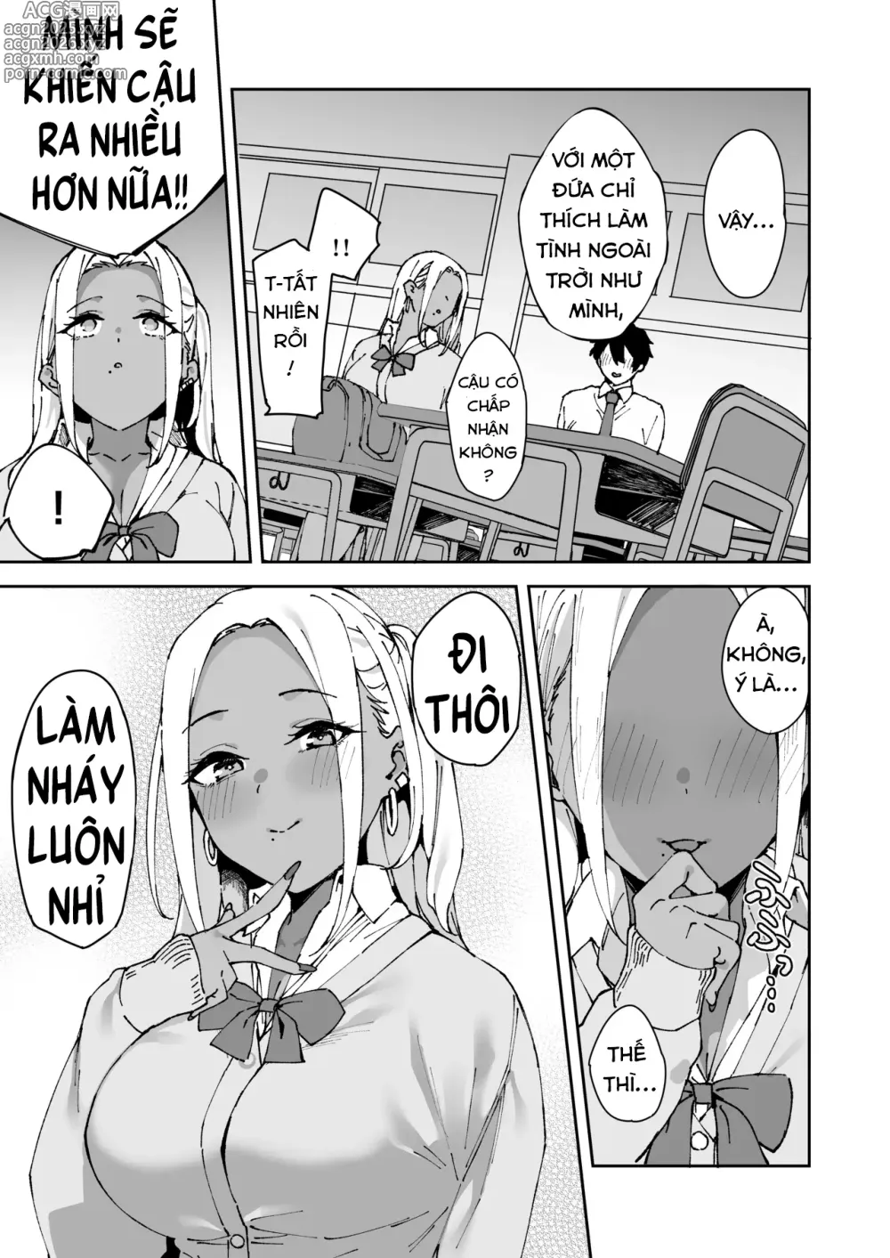 Page 36 of manga Class no Kuro Gal to SeFri ni Natta Hanashi