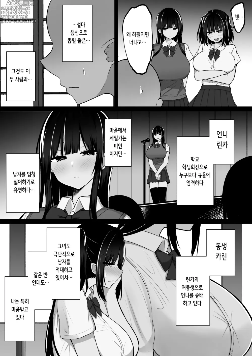 Page 4 of doujinshi 음신의 무녀 ~ 마을의 규율로 발기 자지에 거역할 수 없는 왕가슴 무녀 자매와 신사에 갇혀서… 쉼 없이 발기해 쉼 없이 교배하는 사흘간