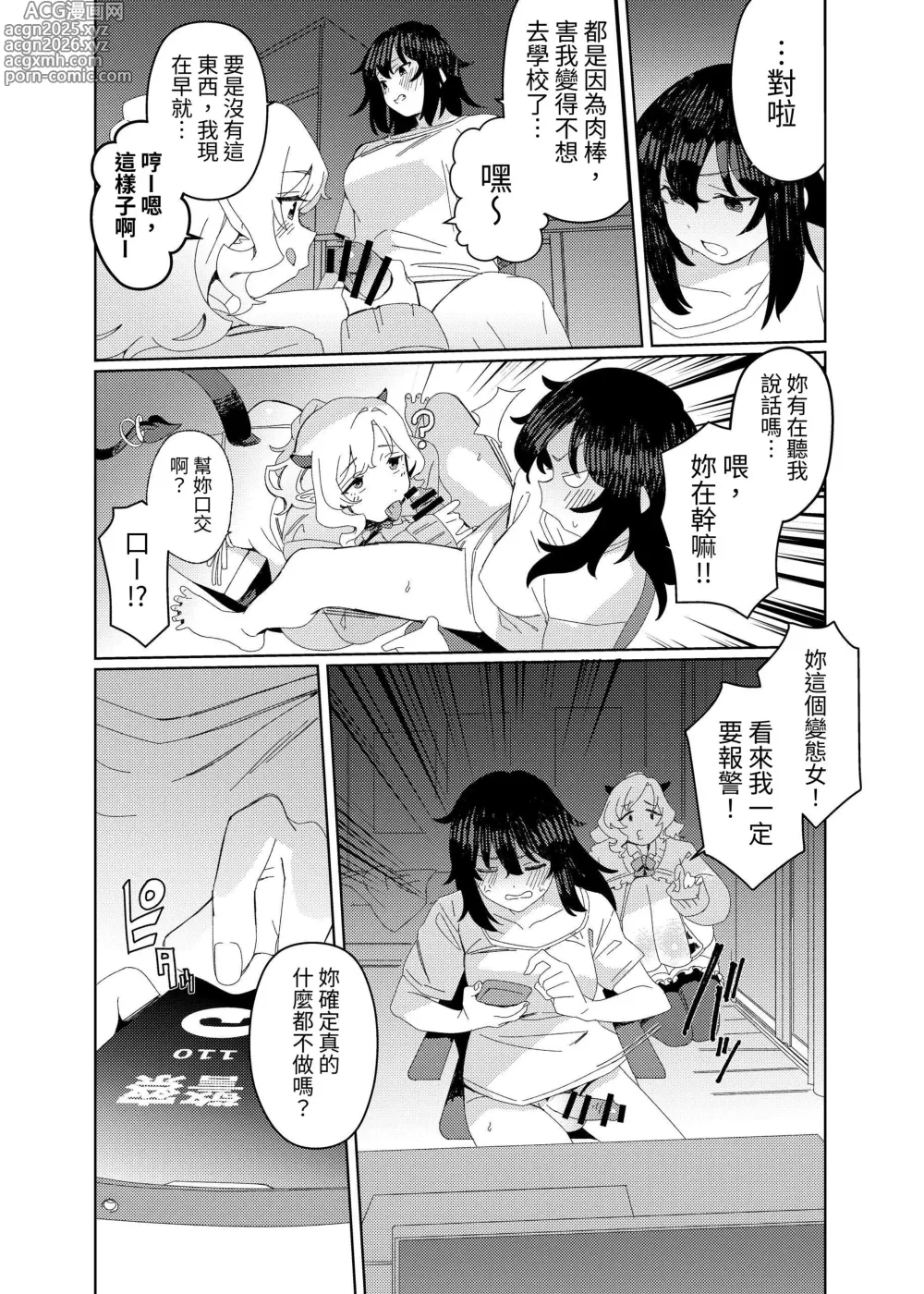 Page 8 of doujinshi Gal Succubus to Futanari Neet