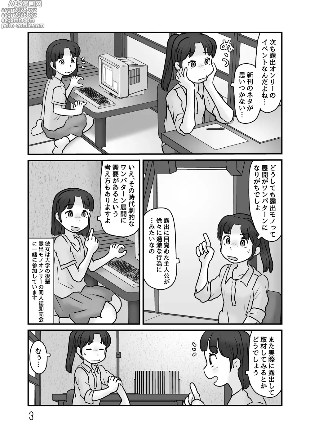 Page 3 of doujinshi Zenra de seikatsu shite miru