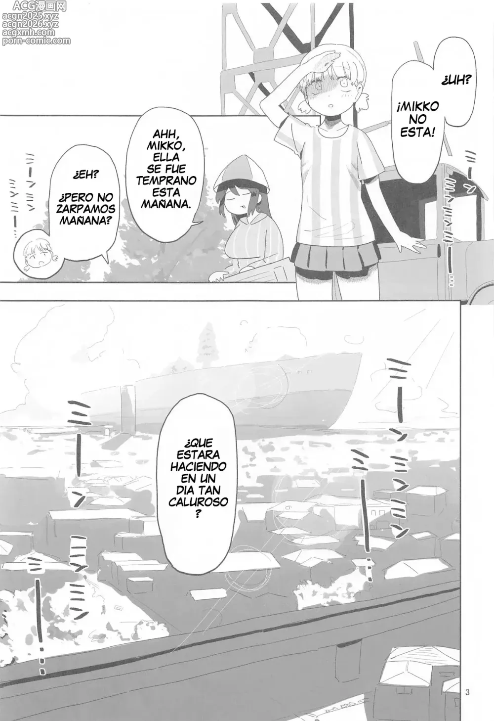 Page 2 of doujinshi Con Mikko sólo es sexo, comer y dormir.