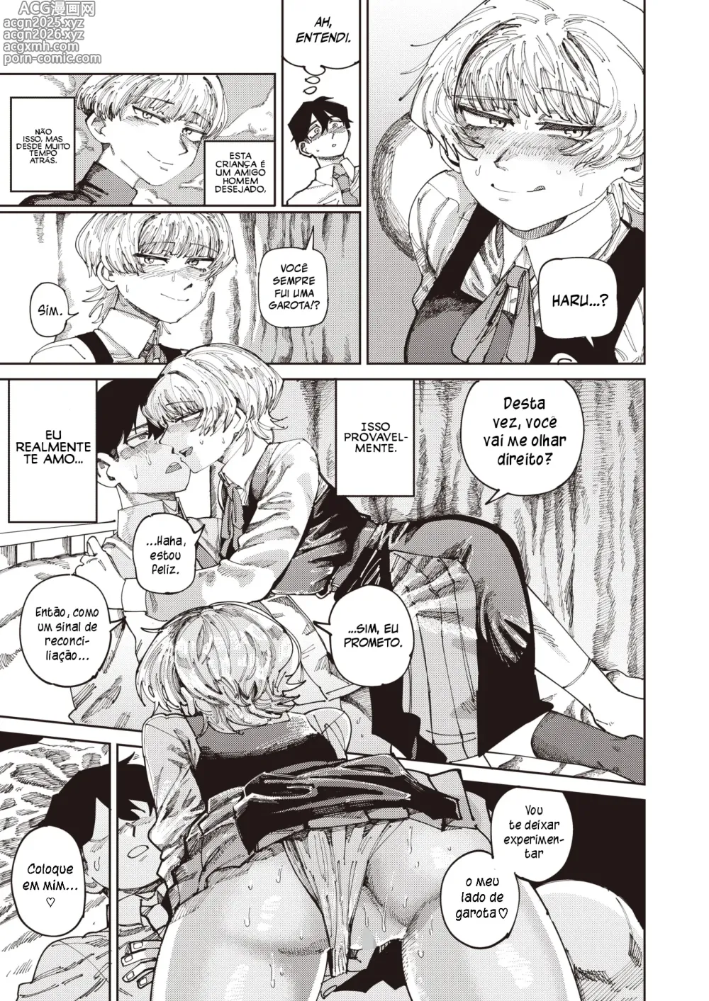Page 17 of manga Agora com Haru