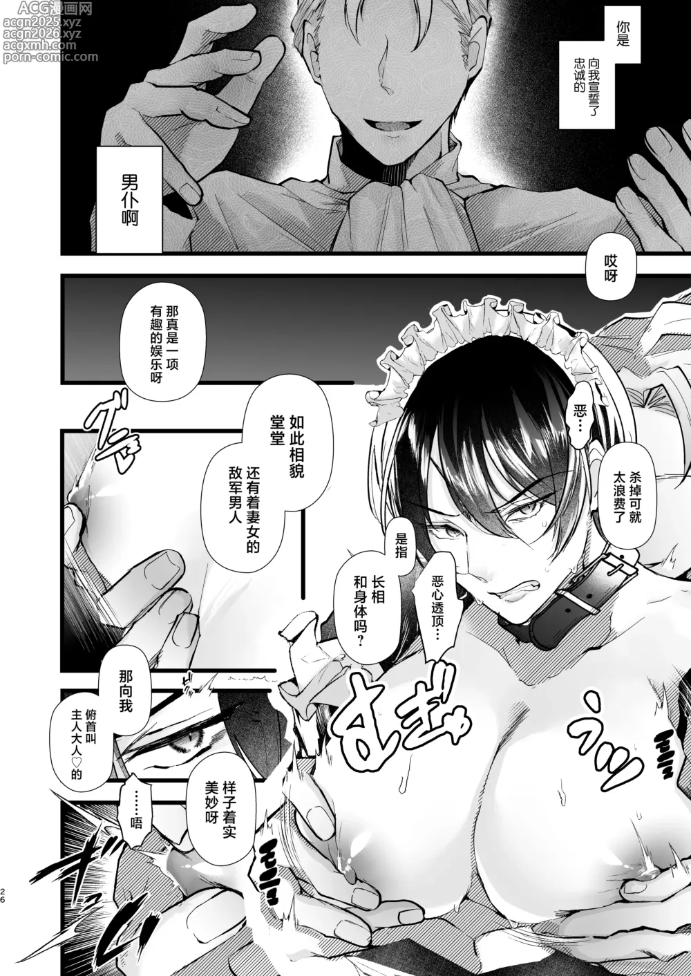 Page 26 of doujinshi gunzin meido no tada sii situ ke kata